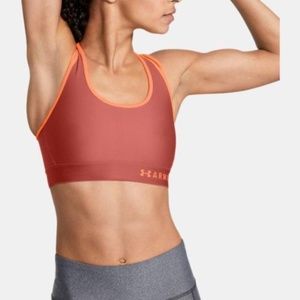 Under Armour Mid Crossback Strappy Sports Bra